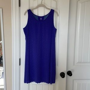 Title Nine Illusion Dress Purple